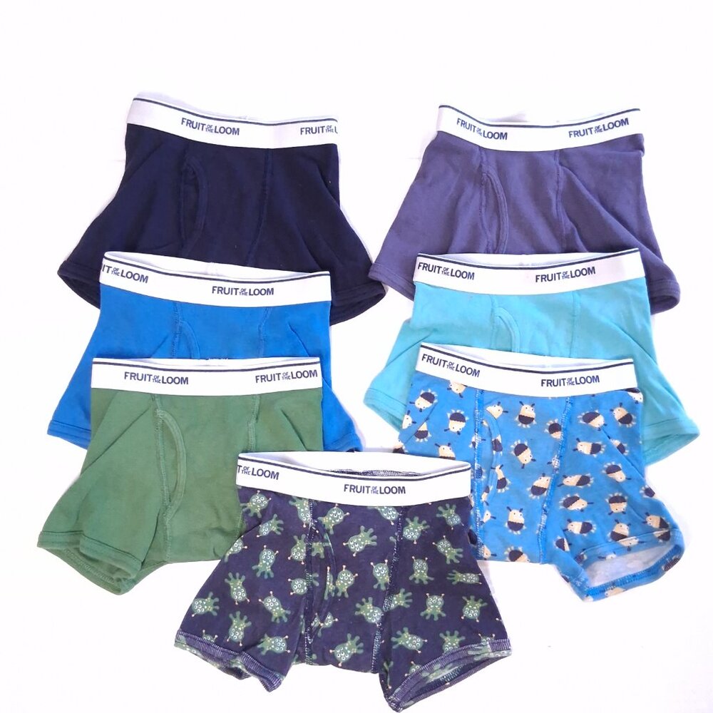 Fruit of the Loom Toddler Boy Boxer Briefs 2T/3T (7 Pack)